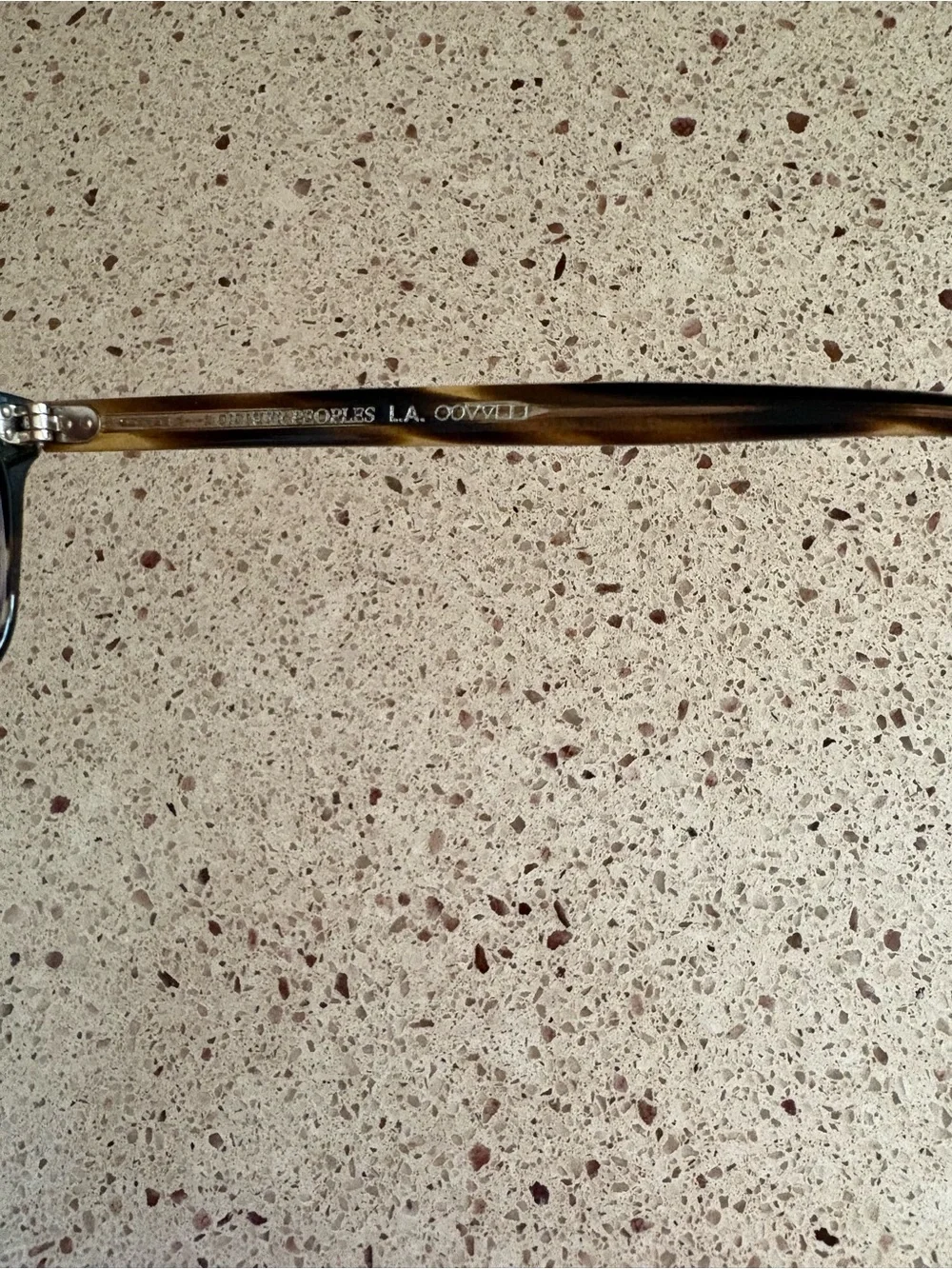 Oliver Peoples Brown Tortoiseshell Temple Arm